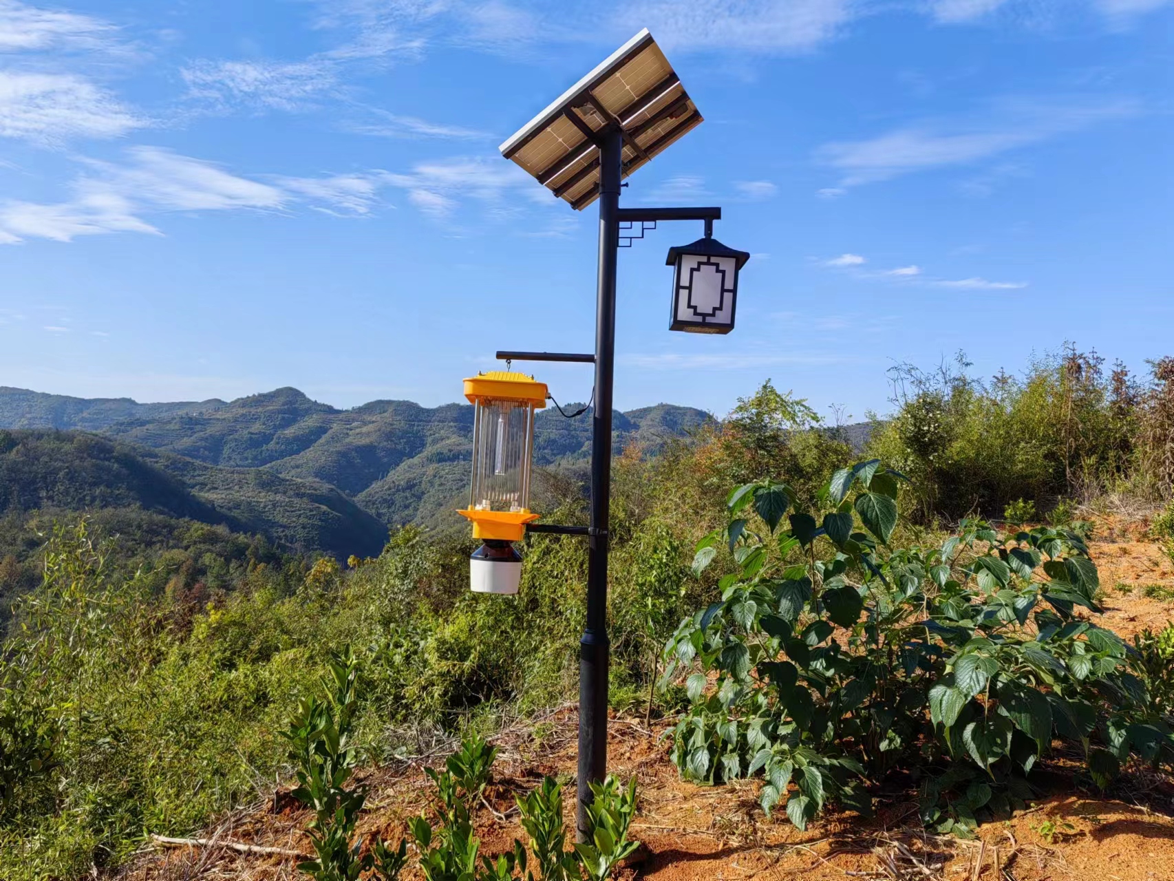 頻振式太陽能殺蟲燈 ZW-PZJG09