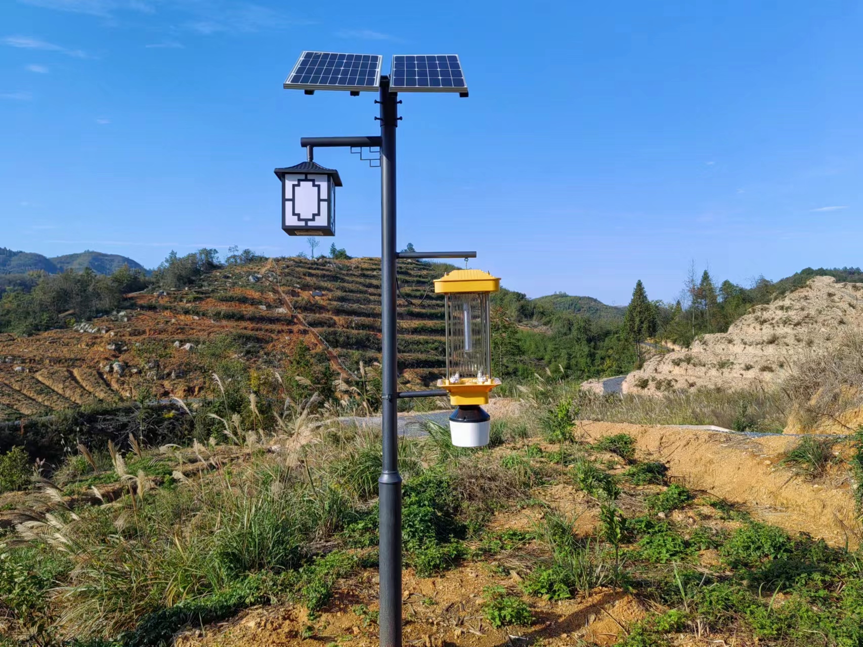 頻振式太陽能殺蟲燈 ZW-PZJG09